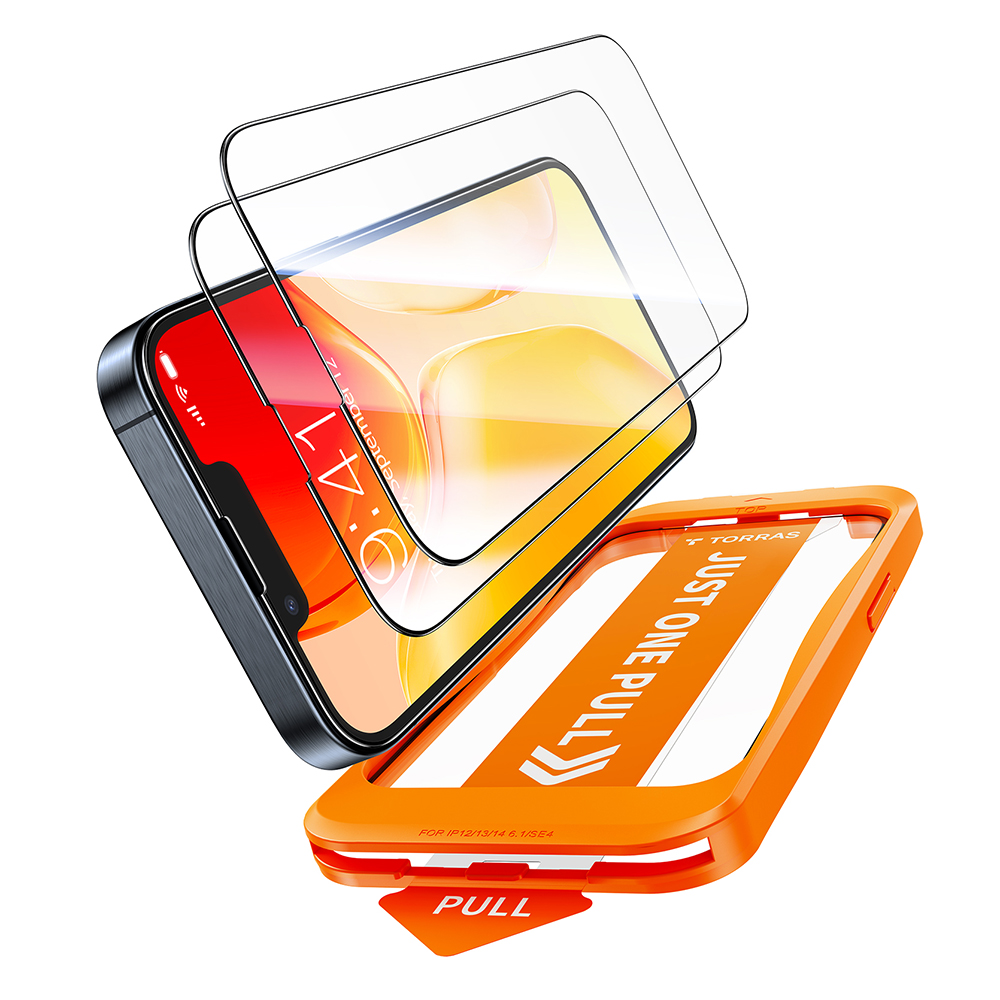Torras - GlassGo Install Master (2 pack) - iPhone 16e - Clear KF2346445