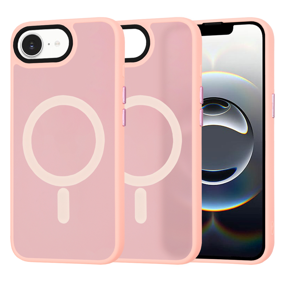 Techsuit - HaloFrost MagSafe Series - iPhone 16e - Dreamy Pink KF2346819