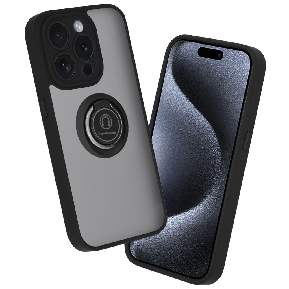 Techsuit - Glinth - iPhone 15 Pro - Black KF2348191
