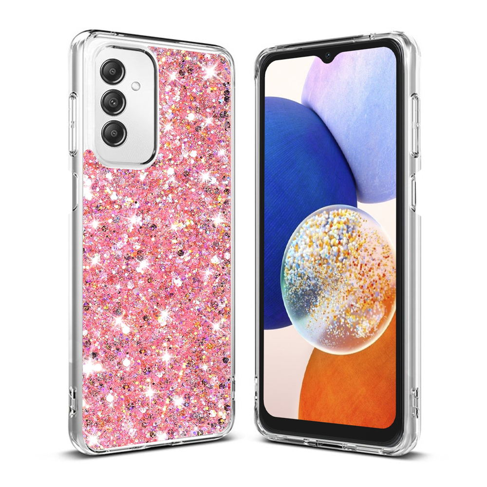 Techsuit - Sparkly Glitter - Samsung Galaxy A14 4G / A14 5G - Pink KF2324038