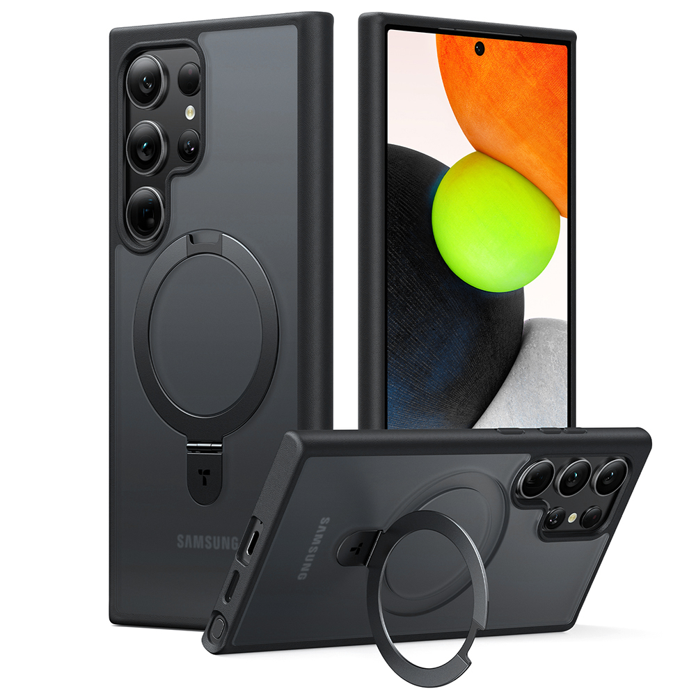 Torras - Ostand Series - Samsung Galaxy S24 Ultra - Black KF2344225