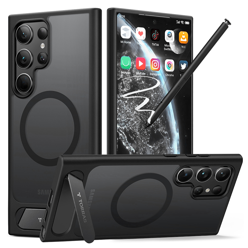 Torras - Pstand - Samsung Galaxy S24 Ultra - Black KF2344230