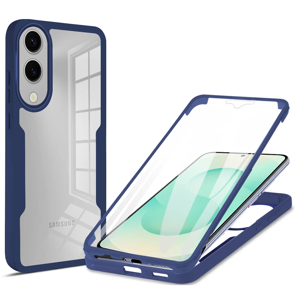 Techsuit - ColorVerse 360 Series + Screen Protector - Samsung Galaxy S25 Edge - Blue KF2346839