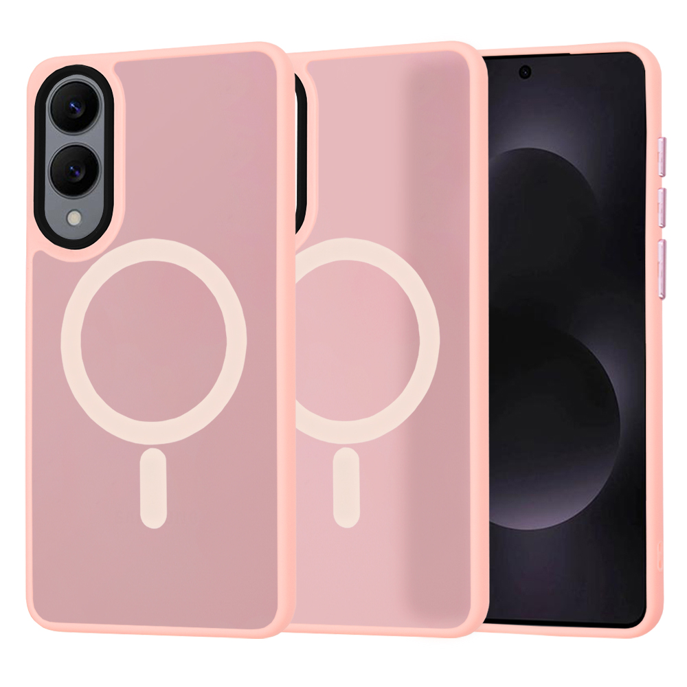 Techsuit - HaloFrost MagSafe Series - Samsung Galaxy S25 Edge - Dreamy Pink KF2346843