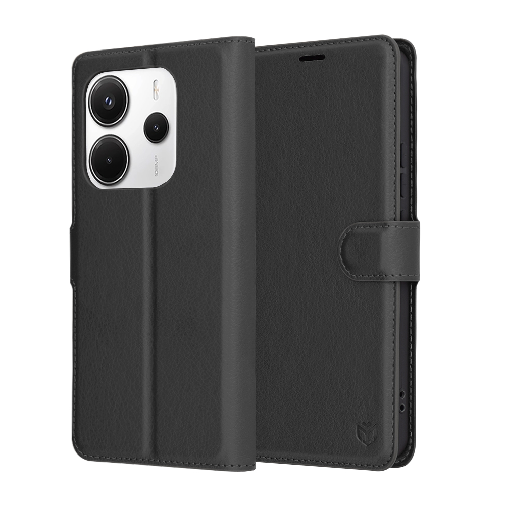 Techsuit - Leather Folio - Xiaomi Redmi Note 14 4G (164,84 x 78,15 x 8,16mm) - Black KF2346967