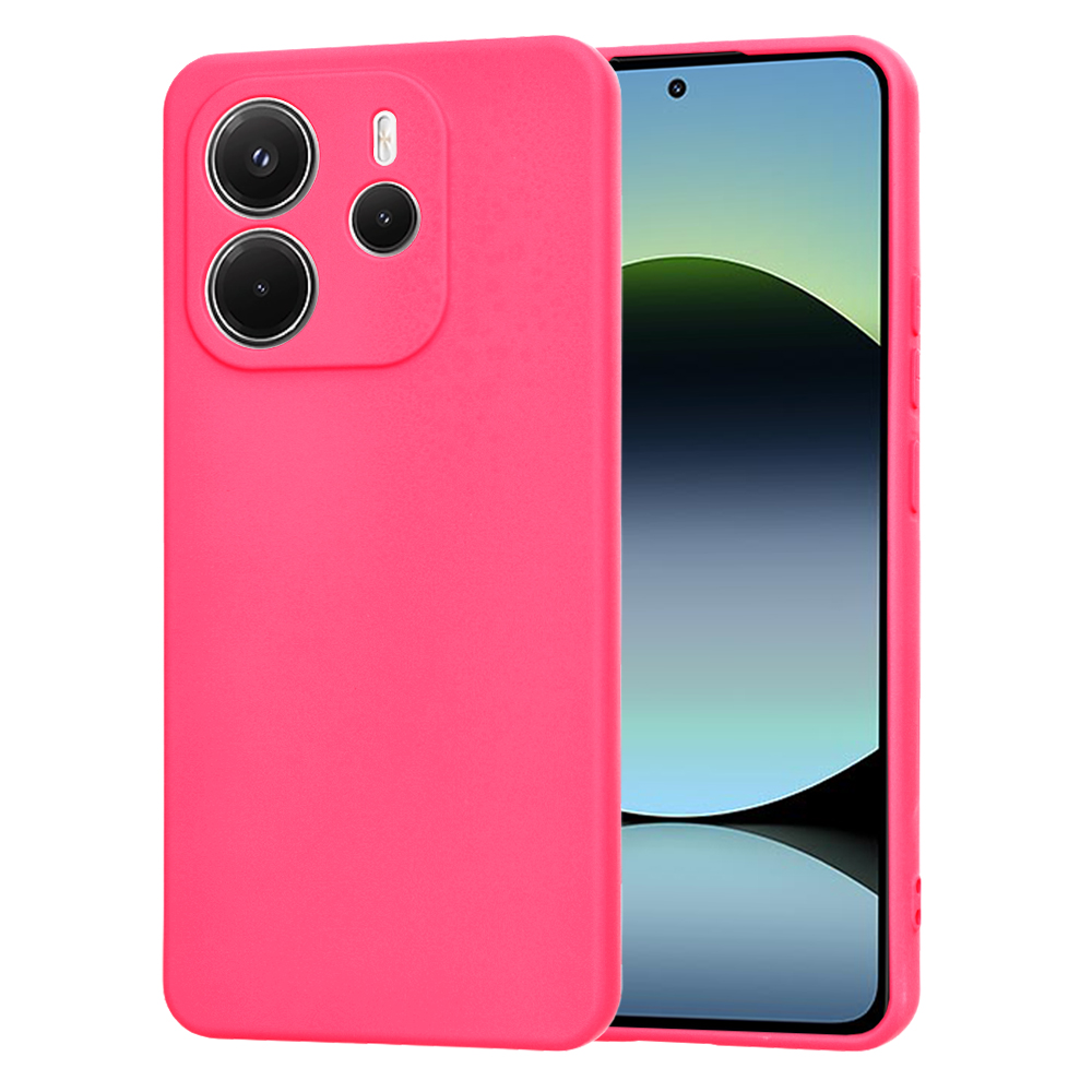 Techsuit - SoftFlex - Xiaomi Redmi Note 14 4G (164,84 x 78,15 x 8,16mm) - Hot Pink KF2346991