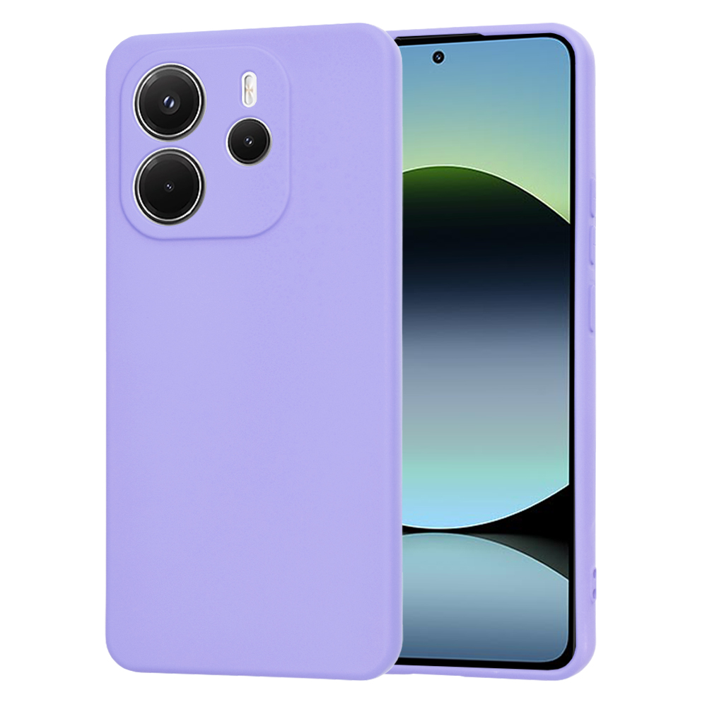 Techsuit - SoftFlex - Xiaomi Redmi Note 14 4G (164,84 x 78,15 x 8,16mm) - Light Purple KF2346993