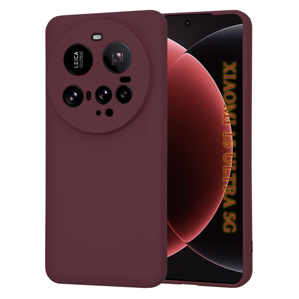Techsuit - SoftFlex - Xiaomi 15 Ultra - Plum Red KF2347017