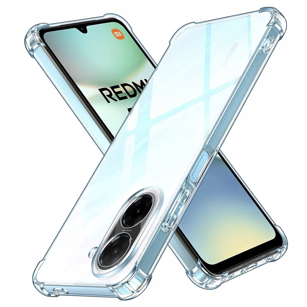 Techsuit - Shockproof Clear Silicone - Xiaomi Redmi A5 4G (173.3 x 79.4 x 8.26mm) - Clear KF2347859