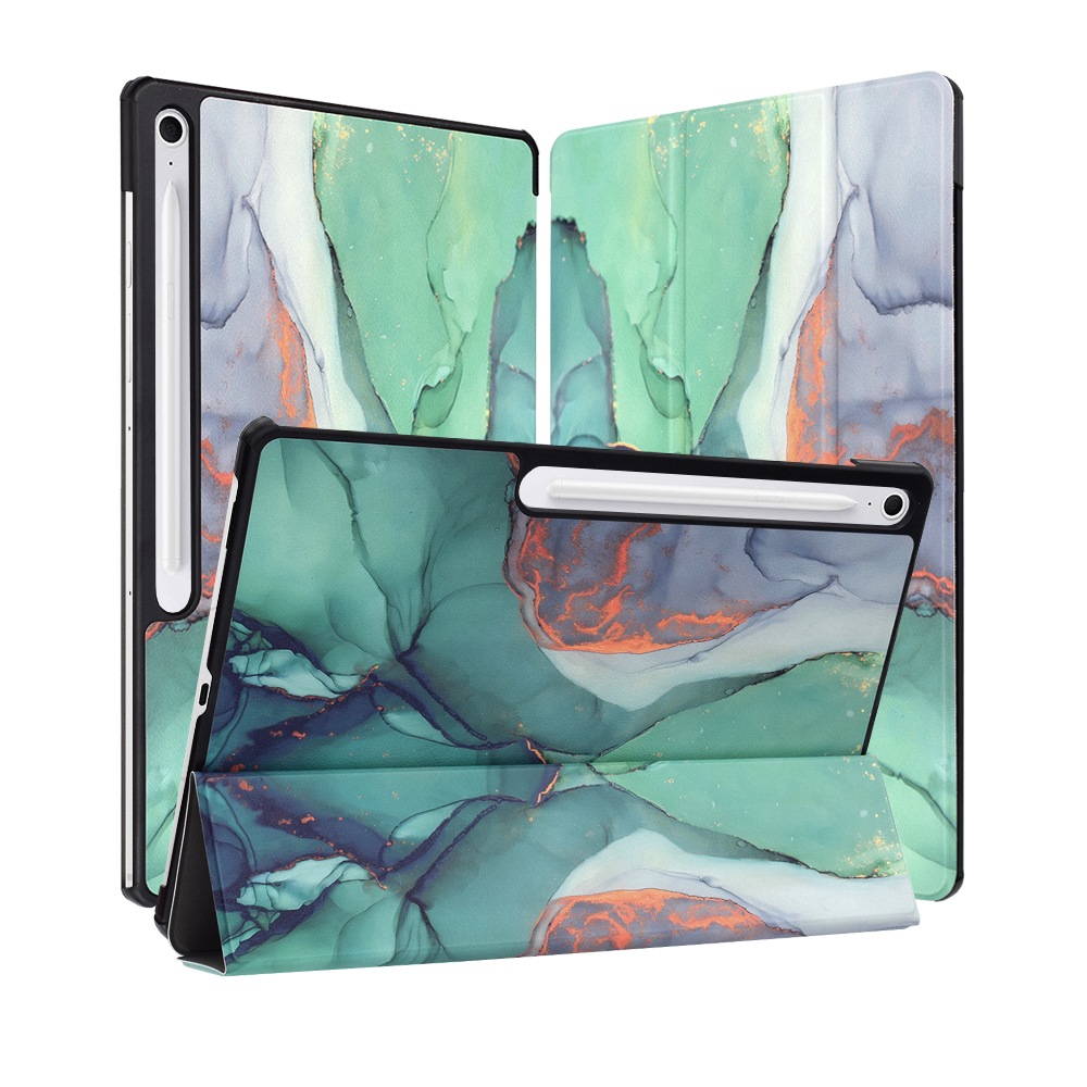Techsuit - FoldPro - Samsung Galaxy Tab S10 FE Plus - Green Time KF2346673