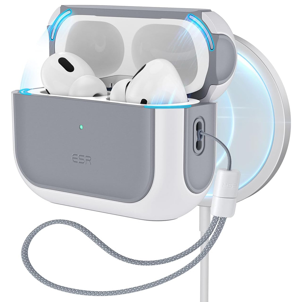 ESR – Orbit Hybrid HaloLock hybridné puzdro pre Apple AirPods Pro 1 / 2 – biele KF2316543