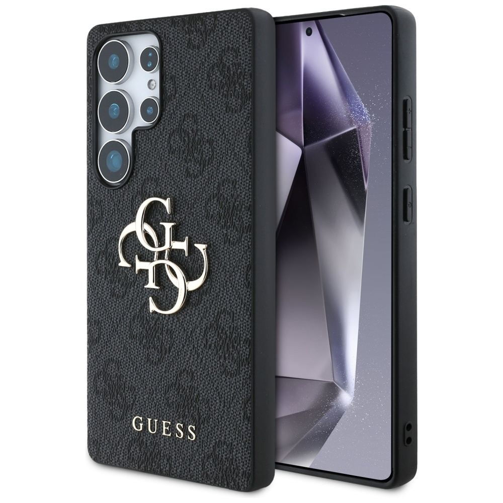 Guess – Hardcase 4G Big Metal Logo ochranný kryt pre Samsung Galaxy S25 Ultra – čierny KF2345818
