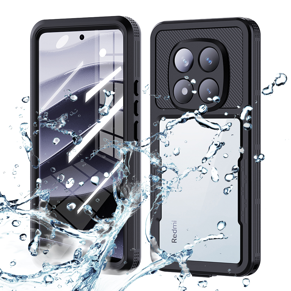 ShellBox – Waterproof IP68 Case vodeodolné puzdro IP68 pre Xiaomi Redmi Note 14 Pro 5G / Poco X7 – čierne KF2346463