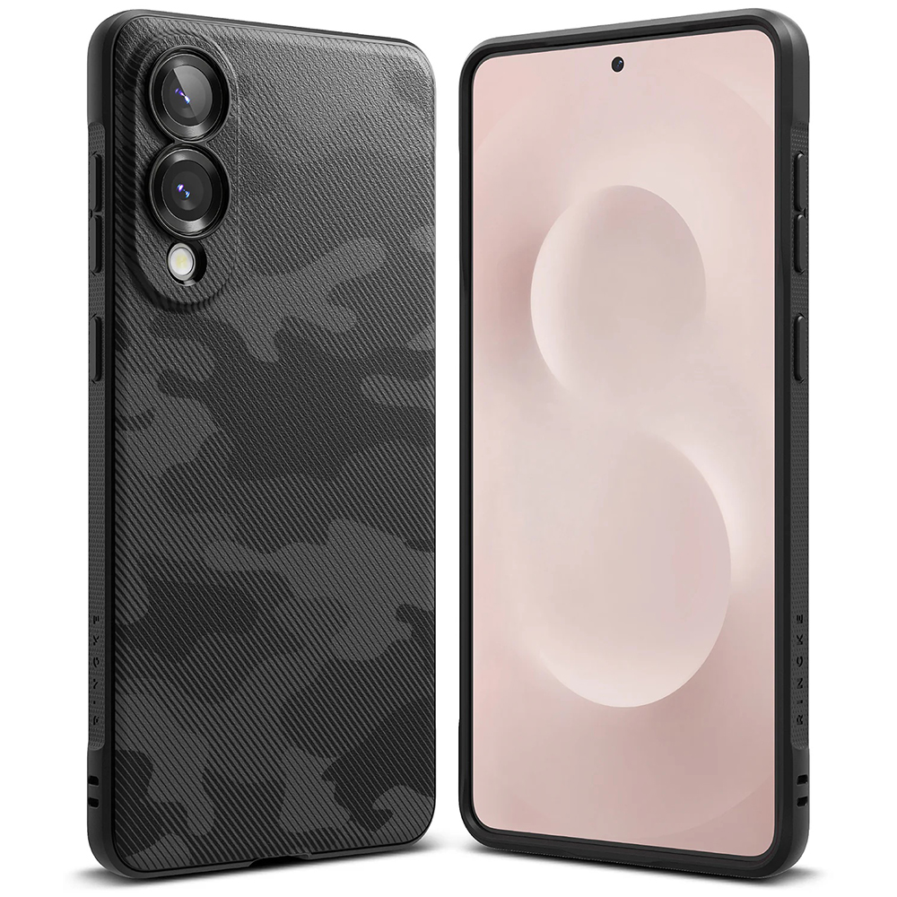 Ringke – Onyx Design ochranný kryt Onyx Design pre Samsung Galaxy S25 Edge – maskáčový čierny KF2347747