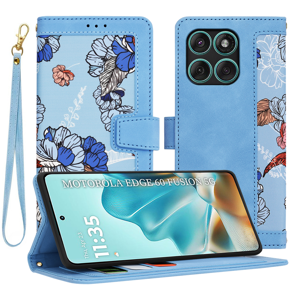 Techsuit – FlipCraft flipové puzdro pre Motorola Edge 60/Edge 60 Fusion – Vibrant Blue KF2347828