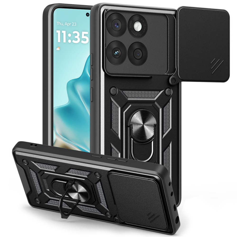Techsuit – CamShield Series ochranný kryt pre Motorola Edge 60 / Edge 60 Fusion – čierny KF2347834