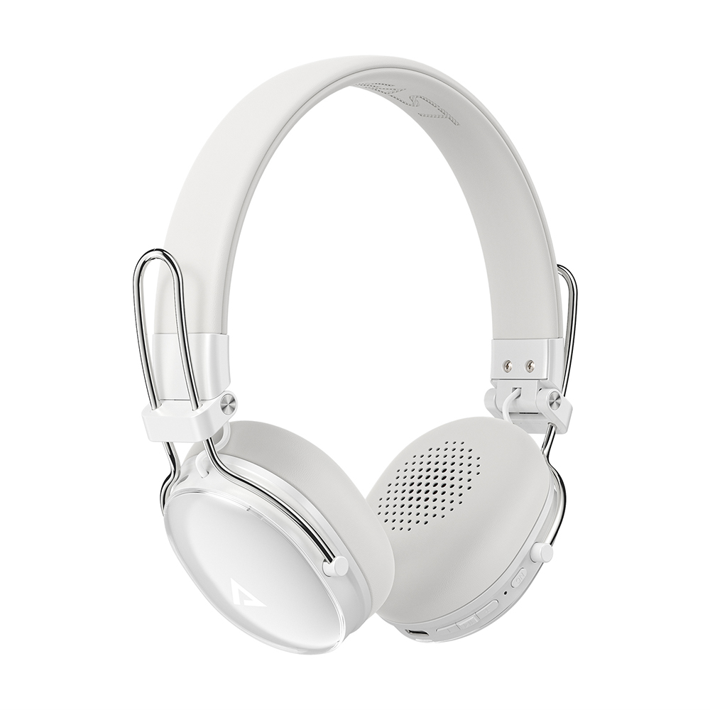 Acefast – Bezdrôtové slúchadlá H7 – Bluetooth 5.4, USB-C, aktívna redukcia hluku, IP54, 500 mAh, Hi-Fi zvuk – perlová biela KF2341072