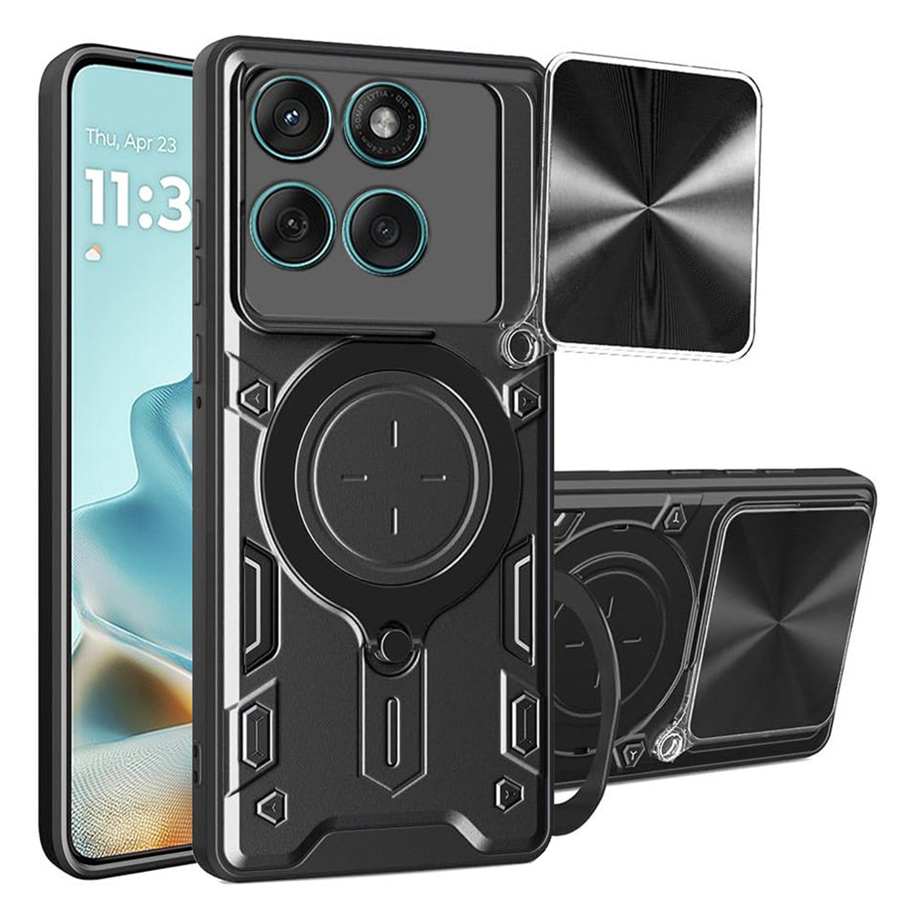 Techsuit - CamGuard Pro kryt na Motorola Edge 60 / Edge 60 Fusion - Čierna KF2347838