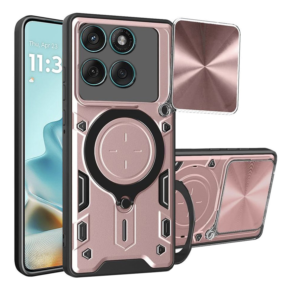 Techsuit - CamGuard Pro kryt na Motorola Edge 60 / Edge 60 Fusion - Ružové zlato KF2347842