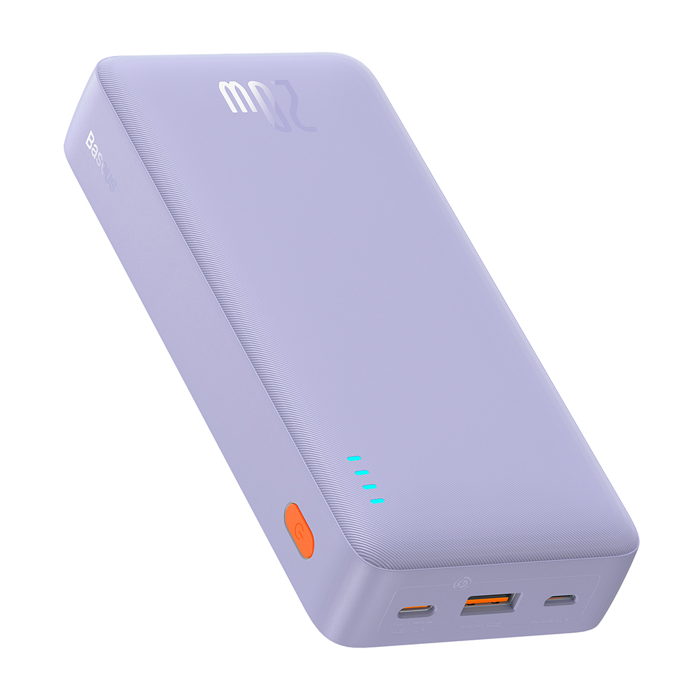 Baseus - Power Bank Airpow (P10022804513-00) - USB, Type-C, Micro-USB, 20W, 20000mAh - Purple KF2332432