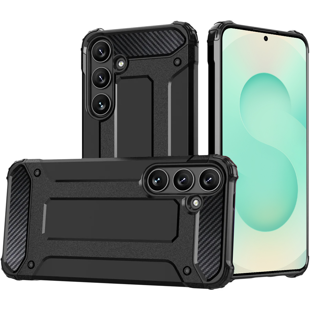 Techsuit - Hybrid Armor - Samsung Galaxy S25 - Black KF2341442
