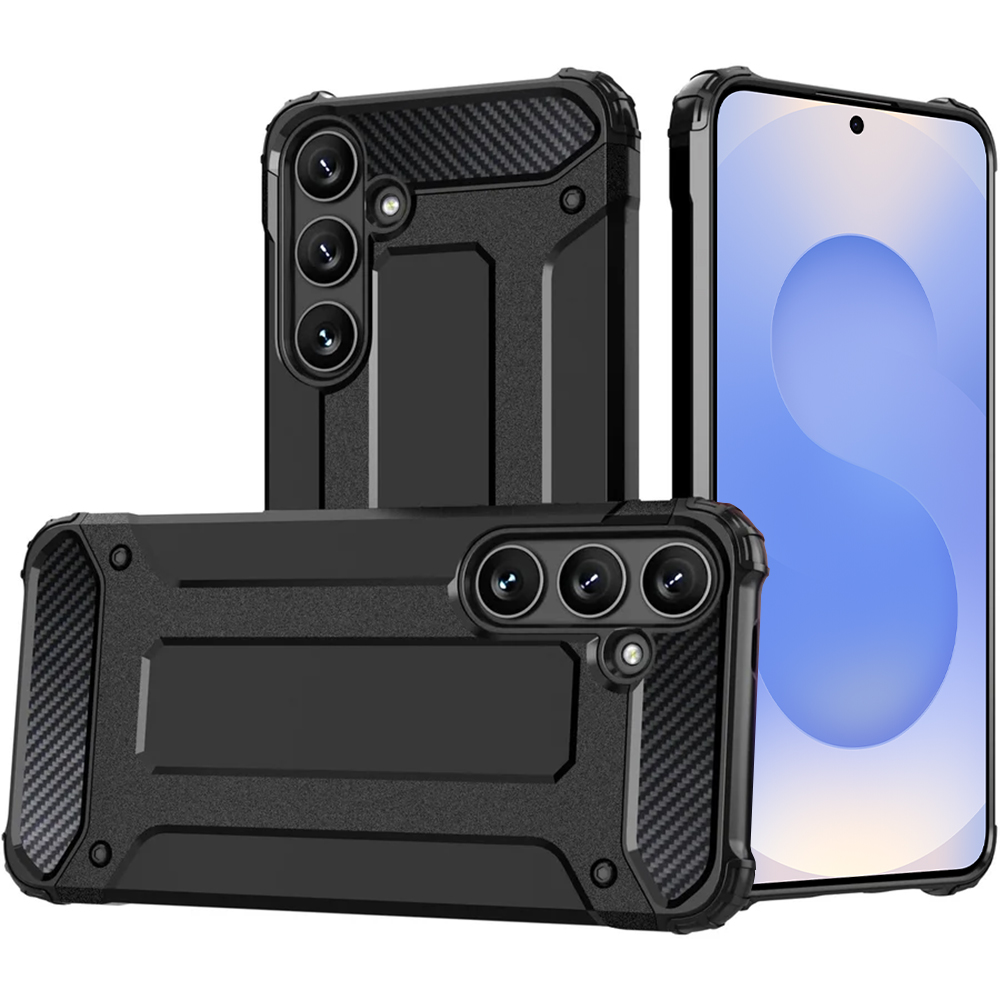 Techsuit - Hybrid Armor - Samsung Galaxy S25 Plus - Black KF2341443