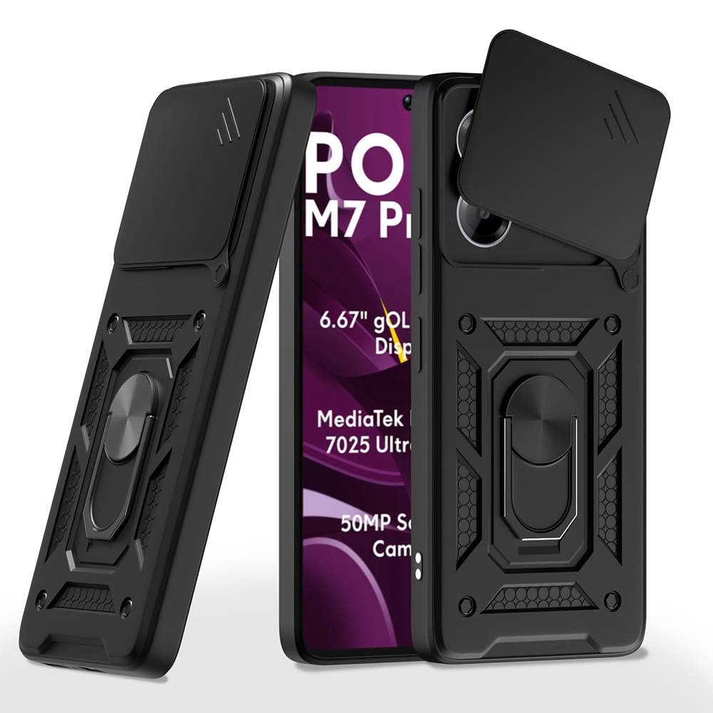 Techsuit - CamShield Series - Xiaomi Poco M7 Pro 5G - Black KF2348080