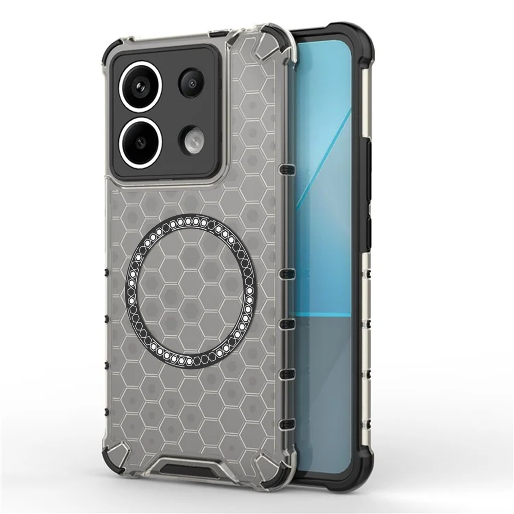 Techsuit - HoneyComb Shield MagSafe - Xiaomi Redmi Note 13 Pro 5G / Poco X6 - Black KF2348196