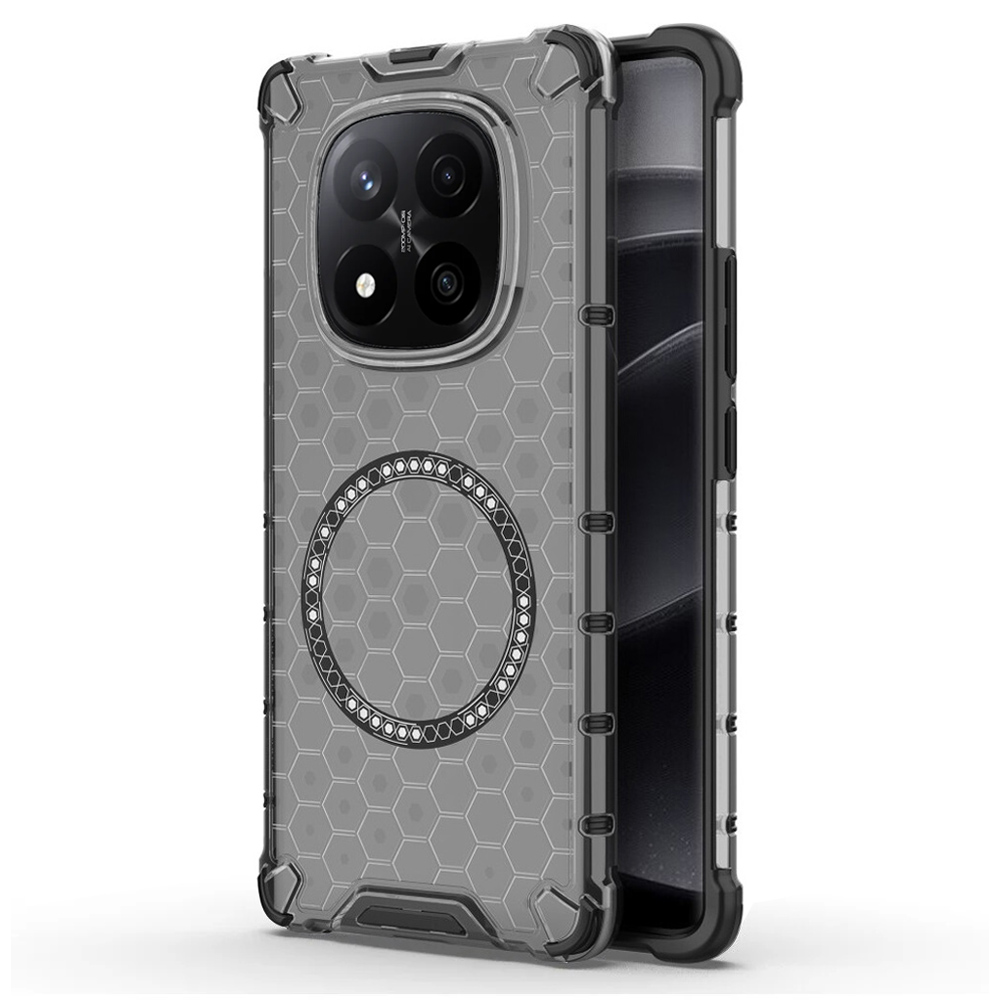 Techsuit - HoneyComb Shield MagSafe - Xiaomi Redmi Note 14 Pro+ 5G - Black KF2348202
