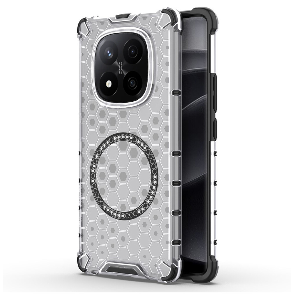 Techsuit - HoneyComb Shield MagSafe - Xiaomi Redmi Note 14 Pro+ 5G - White KF2348203