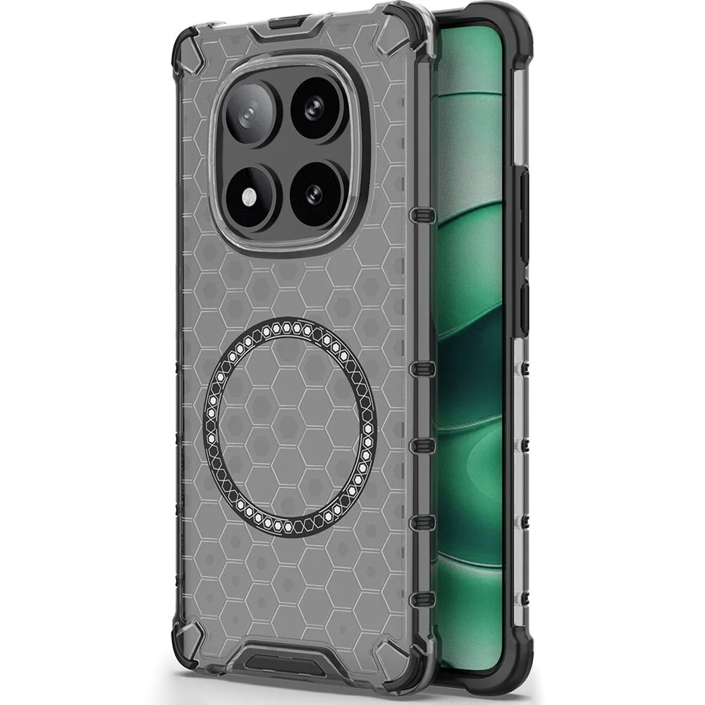 Techsuit - HoneyComb Shield MagSafe - Xiaomi Redmi Note 14 Pro 5G / Poco X7 - Black KF2348206