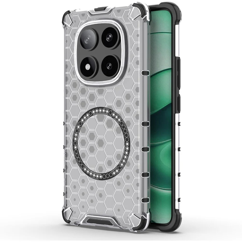 Techsuit - HoneyComb Shield MagSafe - Xiaomi Redmi Note 14 Pro 5G / Poco X7 - White KF2348207