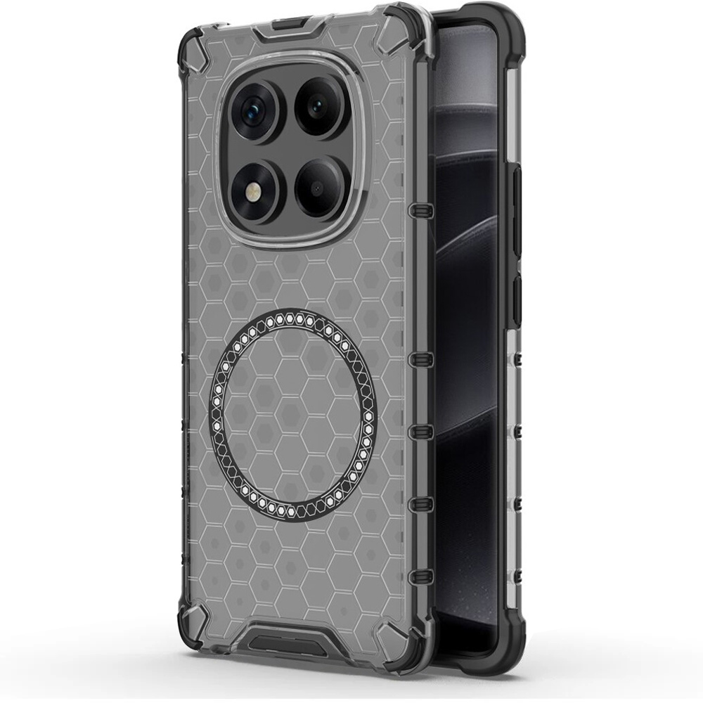 Techsuit - HoneyComb Shield MagSafe - Xiaomi Redmi Note 14 Pro 4G - Black KF2348210