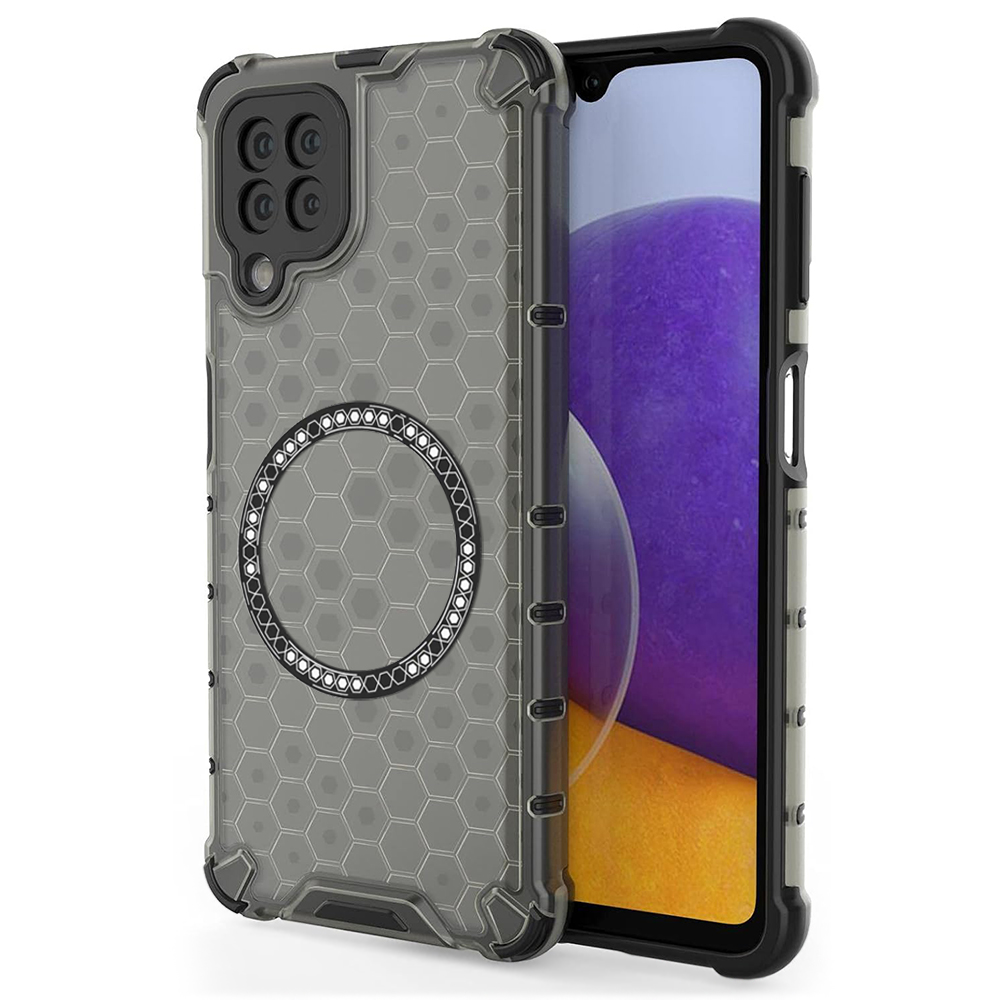 Techsuit - HoneyComb Shield MagSafe - Samsung Galaxy A22 5G - Black KF2348244