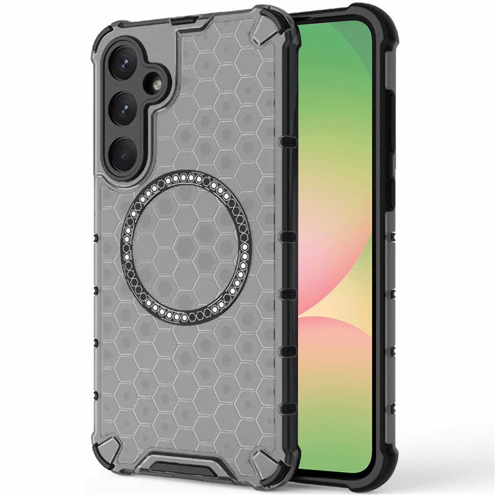 Techsuit - HoneyComb Shield MagSafe - Samsung Galaxy A56 5G - Black KF2348274