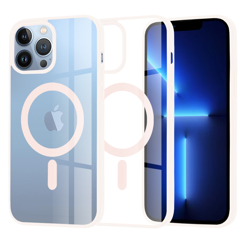 Techsuit MagSafe Pro - iPhone 13 Pro Max - nude ružová KF2313083