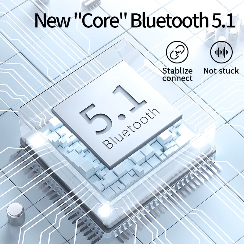 Bomba Štýlové Bluetooth slúchadlá na uši BT 5.1 BH618 Farba: Čierna