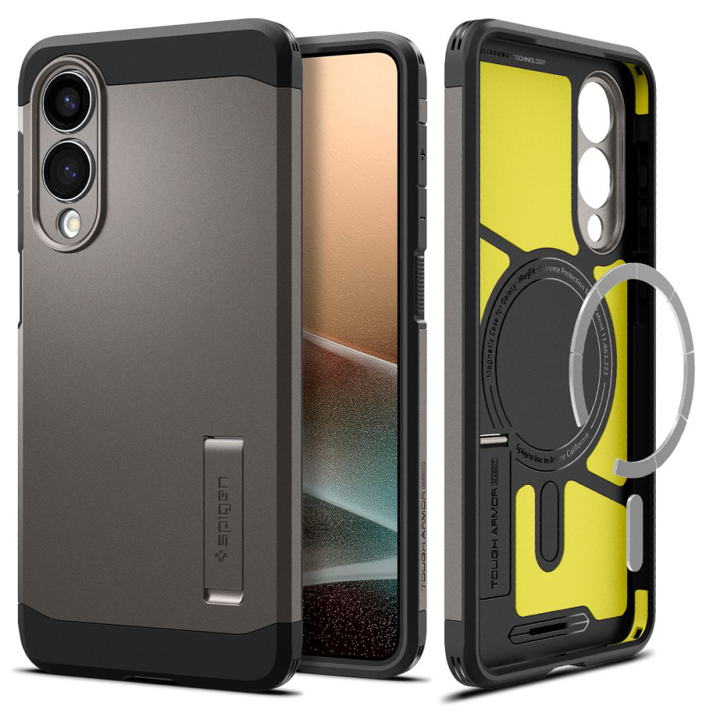 Spigen - Tough Armor MagSafe - Samsung Galaxy S25 Edge - Gunmetal KF2349205