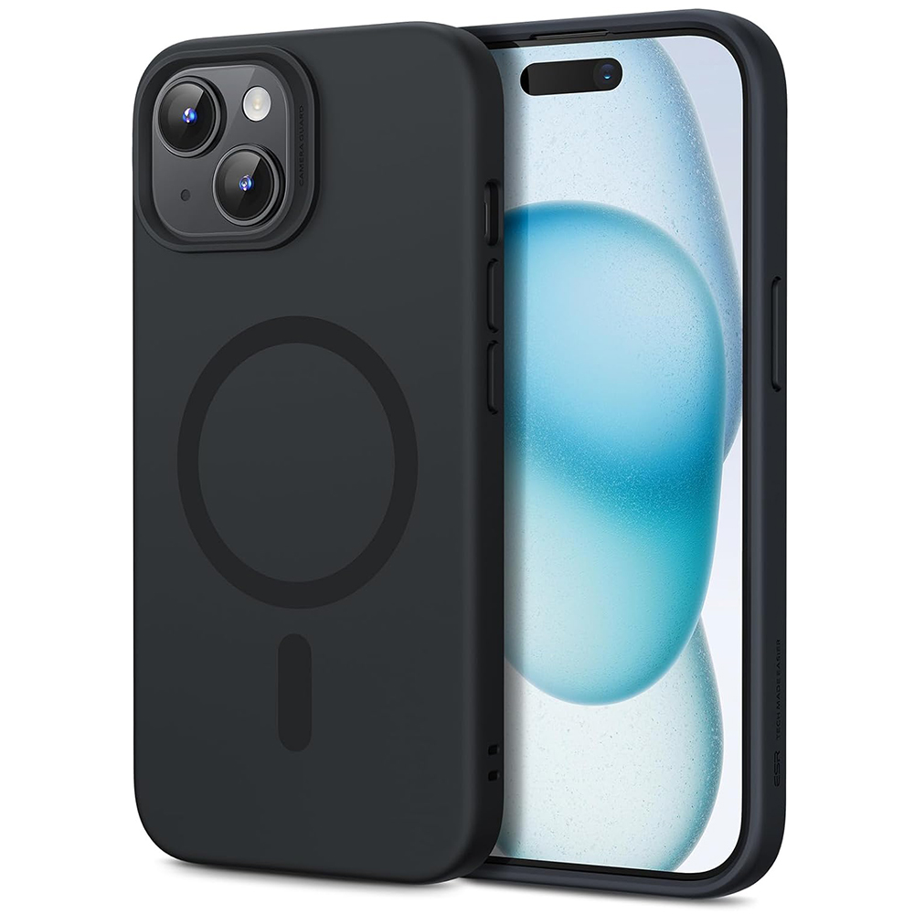 ESR - Cloud Soft HaloLock - iPhone 15 - Black KF2316170