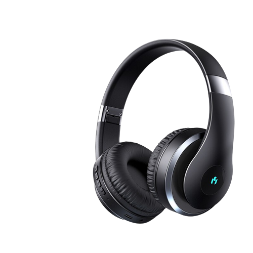 Bomba Štýlové Bluetooth slúchadlá na uši BT 5.1 BH618 Farba: Čierna