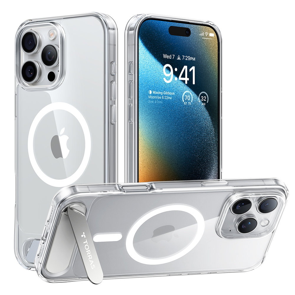 Torras - Pstand MagSafe - iPhone 16 Pro Max - Clear KF2344133