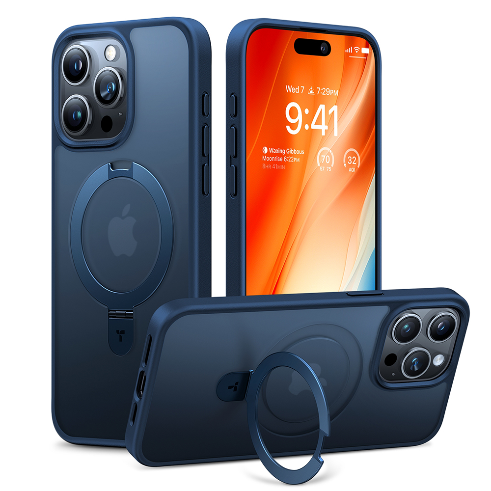 Torras - Ostand MagSafe Series - iPhone 15 Pro Max - Navy Blue KF2344211