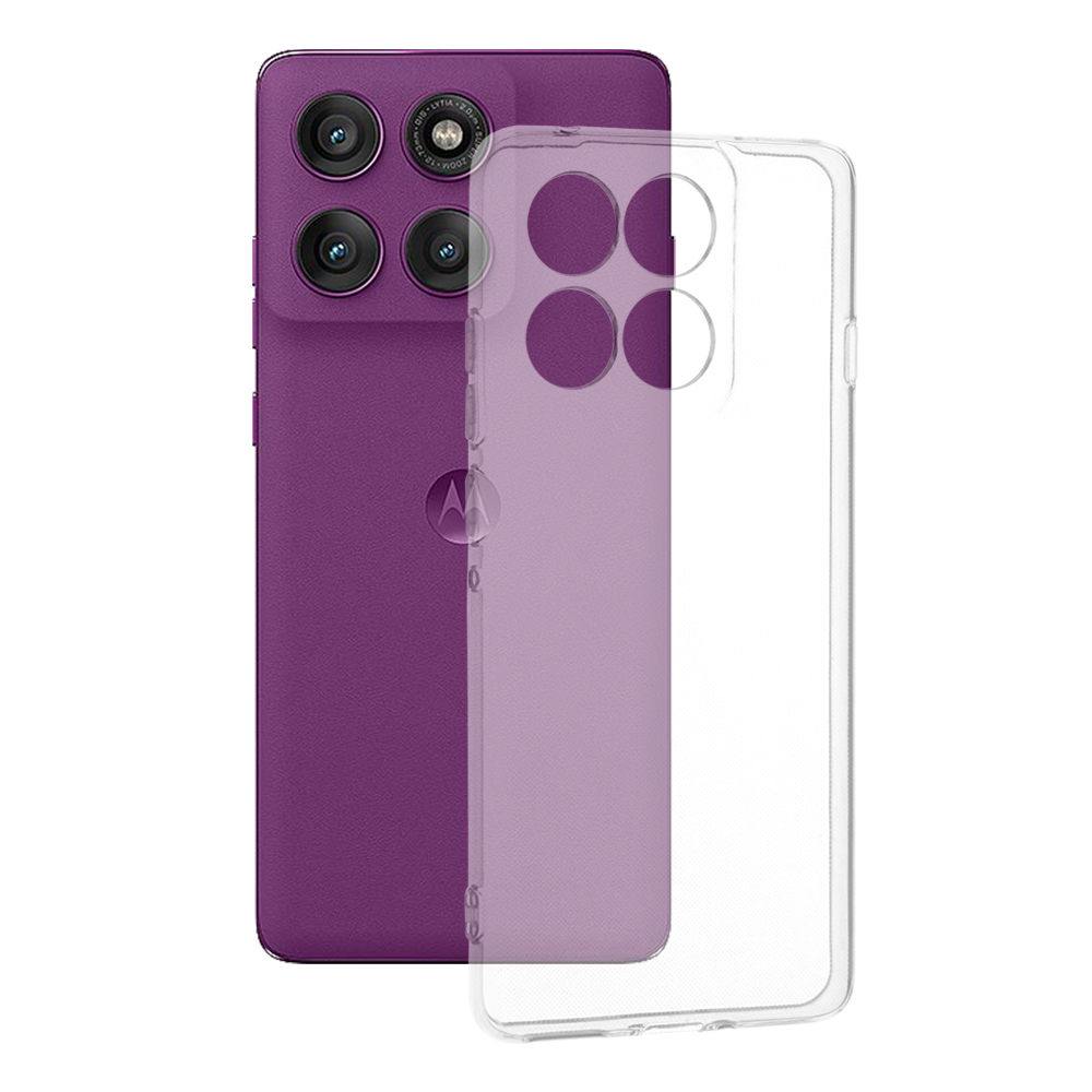 Techsuit - Clear Silicone - Motorola Edge 60 Pro - Transparent KF2348602