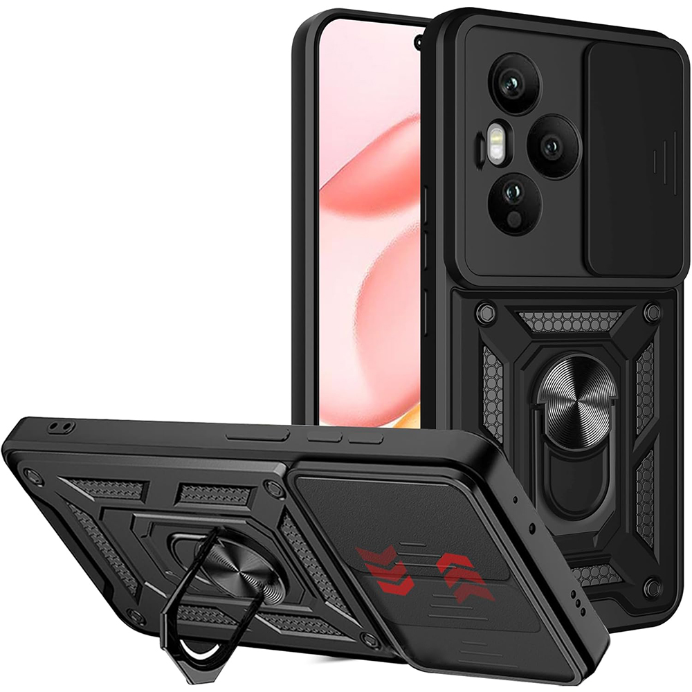 Techsuit - CamShield Series ochranný kryt na Honor 400 Pro - čierny KF2349049