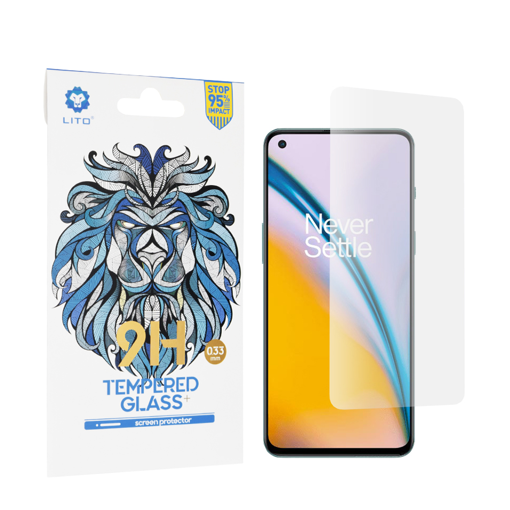 Lito – 2,5D Classic Glass ochranné sklo na OnePlus Nord CE 5G / Nord 2 5G / Nord 2T 5G – číre KF238377
