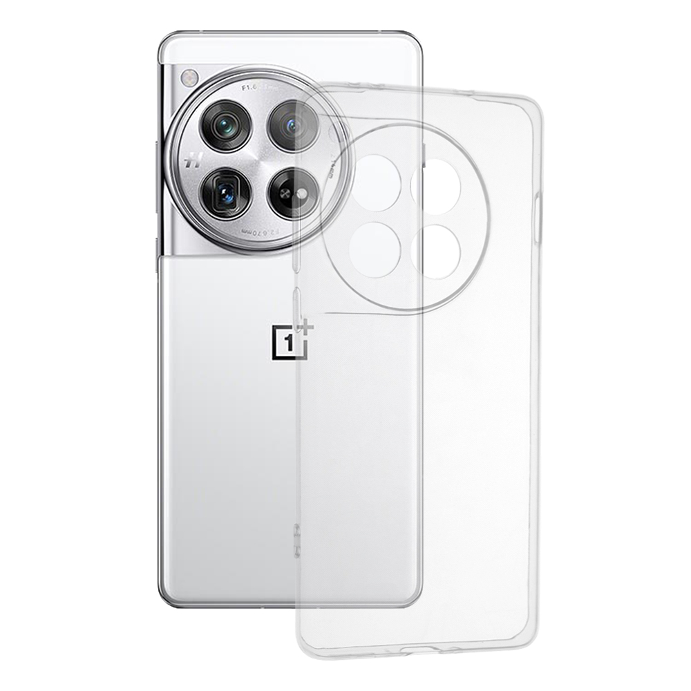Techsuit – Clear Silicone puzdro na OnePlus 12 – transparentné KF2317792