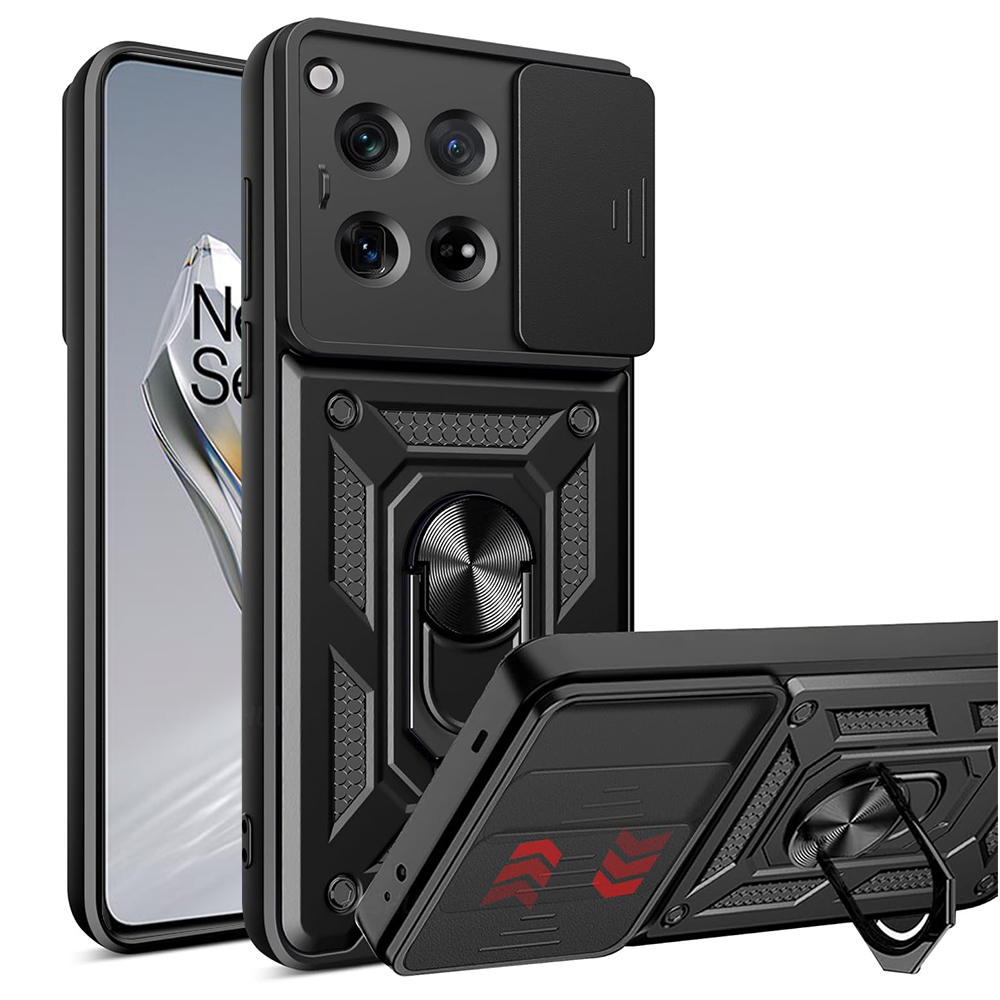 Techsuit – CamShield Series puzdro na OnePlus 12 – čierne KF2318270