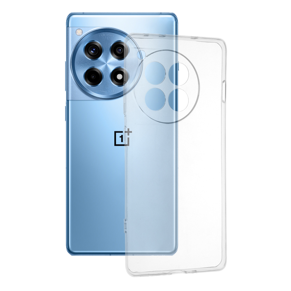 Techsuit – Clear Silicone puzdro na OnePlus 12R – transparentné KF2318538