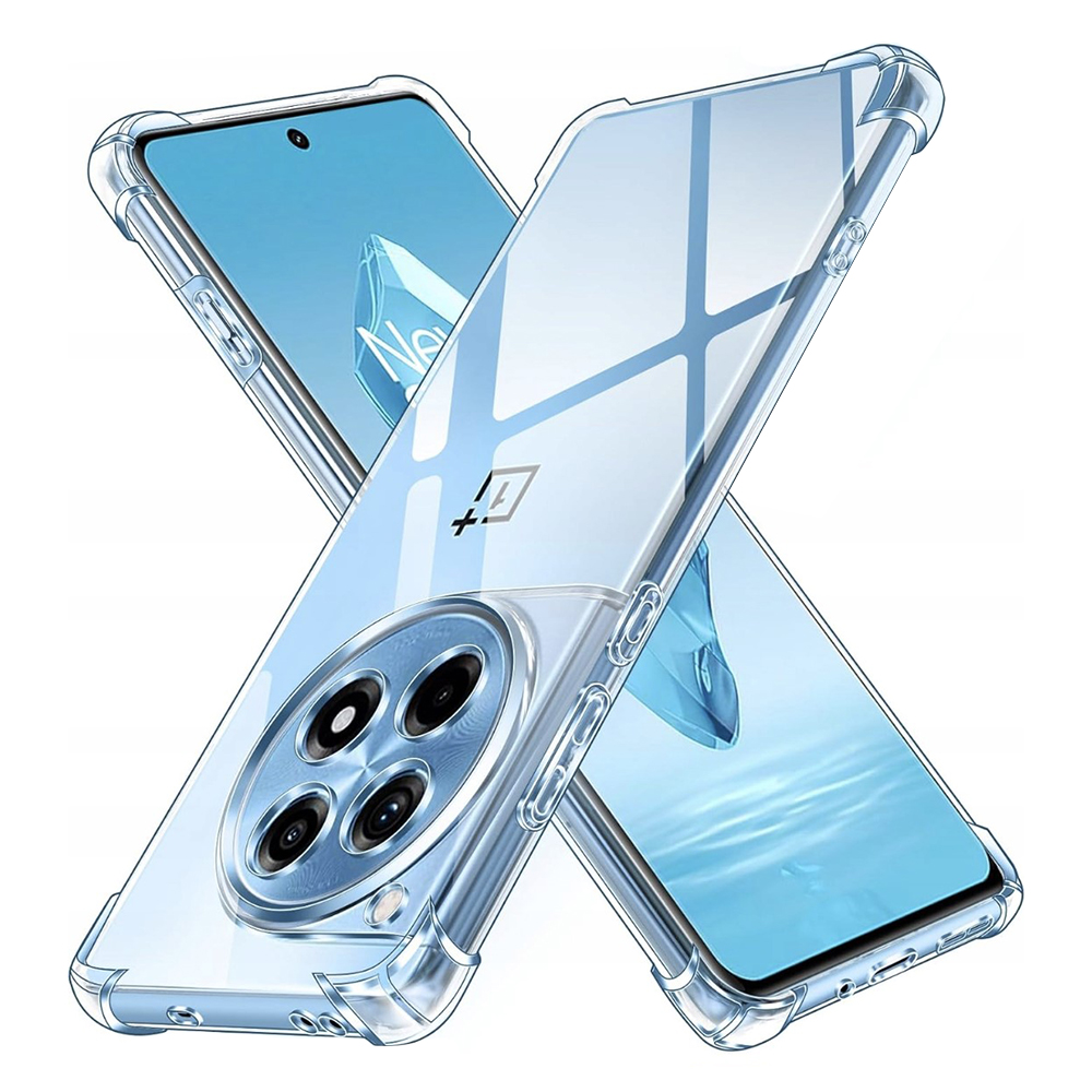 Techsuit – Shockproof Clear Silicone puzdro na OnePlus 12R – číre KF2318539
