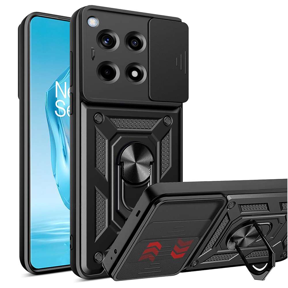 Techsuit – CamShield Series puzdro na OnePlus 12R – čierne KF2320382